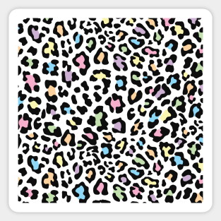 Multicoloured Leopard Print Sticker